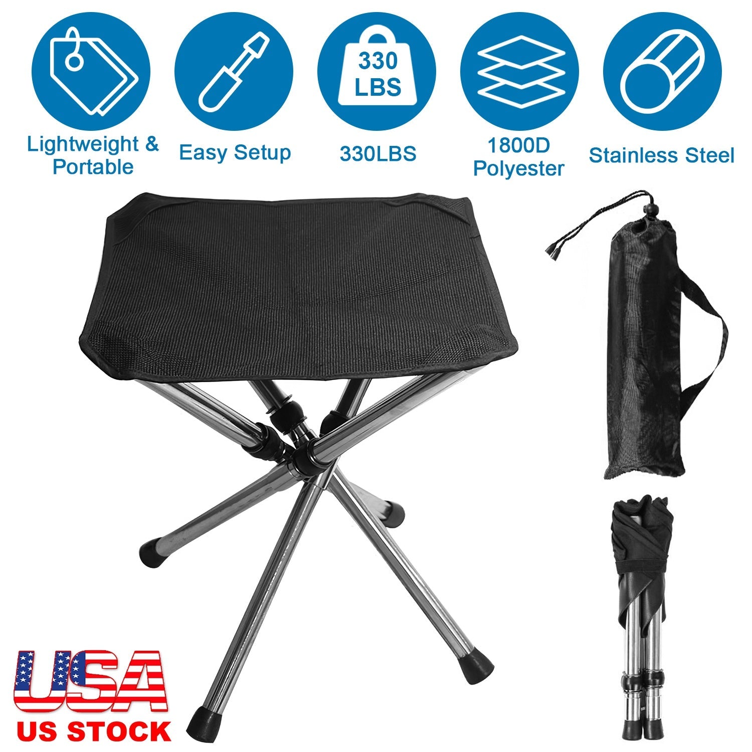 Foldable Camping Chair for Outdoor Use