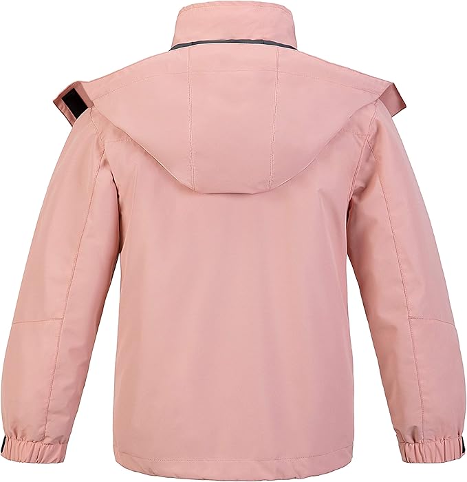 Girls’ 3-in-1 Ski Jacket with Fleece Lining