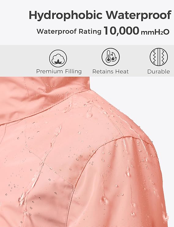 Girls’ 3-in-1 Ski Jacket with Fleece Lining