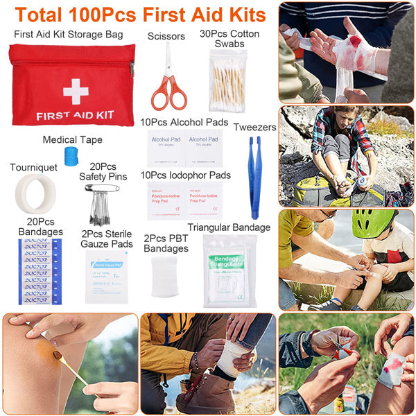 125-in-1 Survival Kit for Camping and Emergency