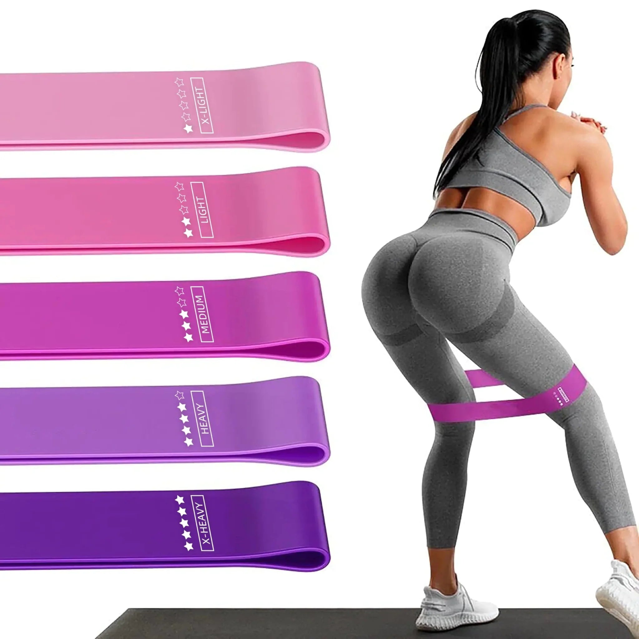 Resistance Loop Exercise Bands for Home Fitness Training